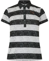 PUMA - (9) Golf Ss Border Polo - Lyst