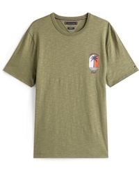 Tommy Hilfiger - Palm Palm Print Breathable T-Shirt - Lyst