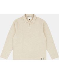PREVU - Altius Long Sleeve Polo Shirt - Lyst