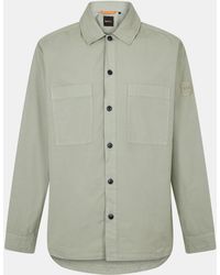 BOSS - Locky M Long Sleeve Oxford Shirt - Lyst