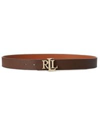 Lauren by Ralph Lauren - Reversible Leather Belt - Lyst
