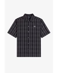 Fred Perry - Patterned Short Sleeve Shirt - Lyst