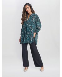 Gina Bacconi - Dido Collarless Shirt - Lyst