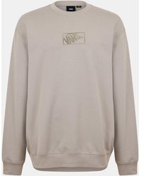 Vans - Blocked Box Cotton Crew Sweatshirt - Lyst