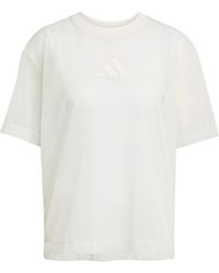adidas - All Szn Short-Sleeve Oversized-Fit T-Shirt - Lyst