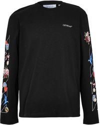 Off-White c/o Virgil Abloh - Diag Skate T Long Sleeve T-Shirt - Lyst