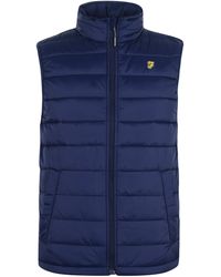 Farah - Dover Quilted Padded Gilet - Lyst