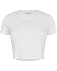 Jack Wills - Cropped Baby Tee Ladies - Lyst