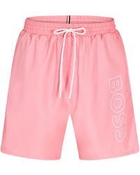 BOSS - Swim Shorts With Logo Detail (Stormfish) - Lyst