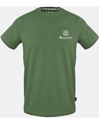 Aquascutum - Cotton Short-Sleeve Crew-Neck T-Shirt - Lyst