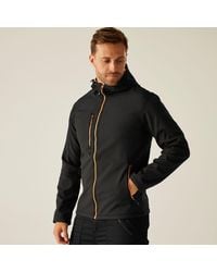 Regatta - Navigate 2 Layer Hooded Softshell Jacket - Lyst