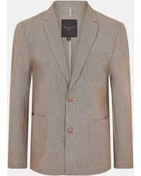 Brave Soul - Light Chambray Blazer With Pockets - Lyst