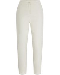 BOSS - Tolinda D Straight Leg Trousers - Lyst