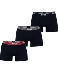 BOSS - Bodywear 3Pk Power Boxer Shorts With Logo Detail - Lyst