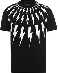 Neil Barrett - Lightning Bolt T Shirt - Lyst