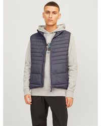 Jack & Jones - Sleeveless Zip-Through Gilet - Lyst