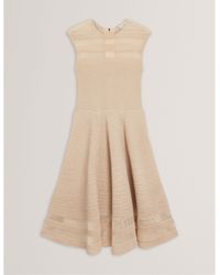 Ted Baker - Knitted Jumper Dress - Lyst