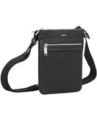 BOSS - Messenger Bag With Logo Detail (Daxter) - Lyst