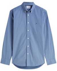 Tommy Hilfiger - Cotton Long-Sleeve Geometric Print Shirt - Lyst