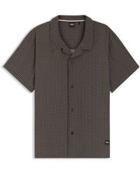 BOSS - Bodywear Beach Patterned Short Sleeve Shirt - Lyst