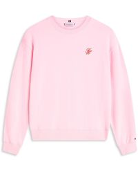 Tommy Hilfiger - Script Crew Sweatshirt - Lyst