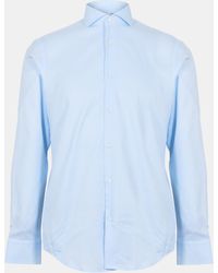 BOSS - H Joe Spread Long Sleeve Oxford Shirt - Lyst