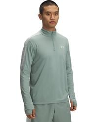 Under Armour - Tech Zip Neck Long Sleeve Sweatshirt - Lyst