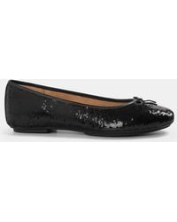 Fitflop - Bow Sequin Slip-On Ballet Pumps - Lyst