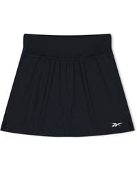 Reebok - Workout Ready Vector Skirt Denim Short - Lyst