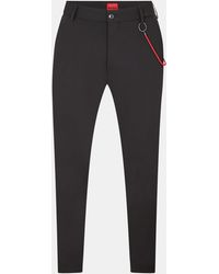 HUGO - Gason214 Slim Fit Trousers - Lyst