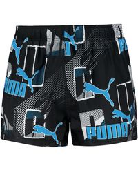 PUMA - Print Logo Swim Shorts - Lyst