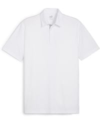PUMA - Pure Solid Short Sleeve Performance Polo Shirt - Lyst