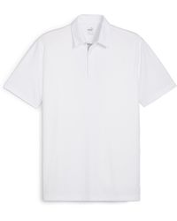 PUMA - Pure Solid Polo Shirt - Lyst