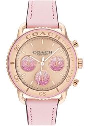 COACH - Ladies Cruiser Rose Gold Chronograph Watch - Lyst