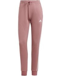 adidas - Essentials 3-Stripes Pants Slim - Lyst