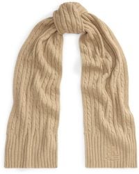 Ralph Lauren - Lrl Cable Scarf Ld64 - Lyst