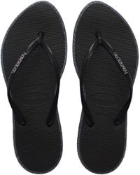 Havaianas - Slim Point Glitter Flip Flops - Lyst
