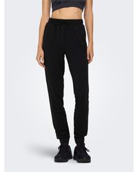 Only Play - Mid-Waist Closed Hem Jersey Joggers - Lyst