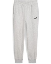 PUMA - Essentials Logo Slim Trousers - Lyst