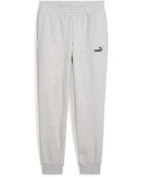 PUMA - Essentials Logo Slim Trousers - Lyst