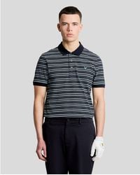 Lyle & Scott - Lyle & Scott Golf Eagle Stripe Polo Shirt - Lyst