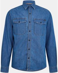 Replay - Long Sleeve Denim Shirt - Lyst