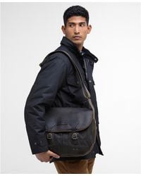 Barbour - Tarras Waxed Crossbody Bag - Lyst