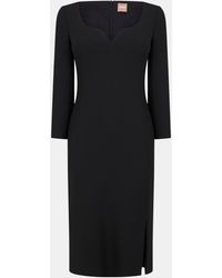 BOSS - Dihera Mini Design Dress - Lyst