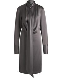 BOSS - Bascarva Relaxed Fit T-Shirt Dress - Lyst