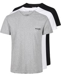 Wrangler - 3Pk T-Shirts Foster - Lyst