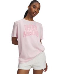 Under Armour - Varsity Oversized T-Shirt - Lyst