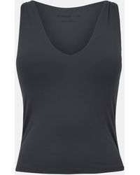 Represent - V-Neck Built-In Bra 4-Way Stretch Slim Fit Tank Vest - Lyst
