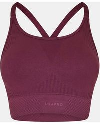 Usa Pro - Up Seamless Adjustable Sports Bra - Lyst