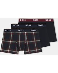 BOSS - Bodywear 3-Pack Boxer Shorts With Logo Detail - Lyst